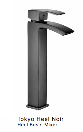 iCladd Tokyo Heel Noir Basin Mixer & Waste